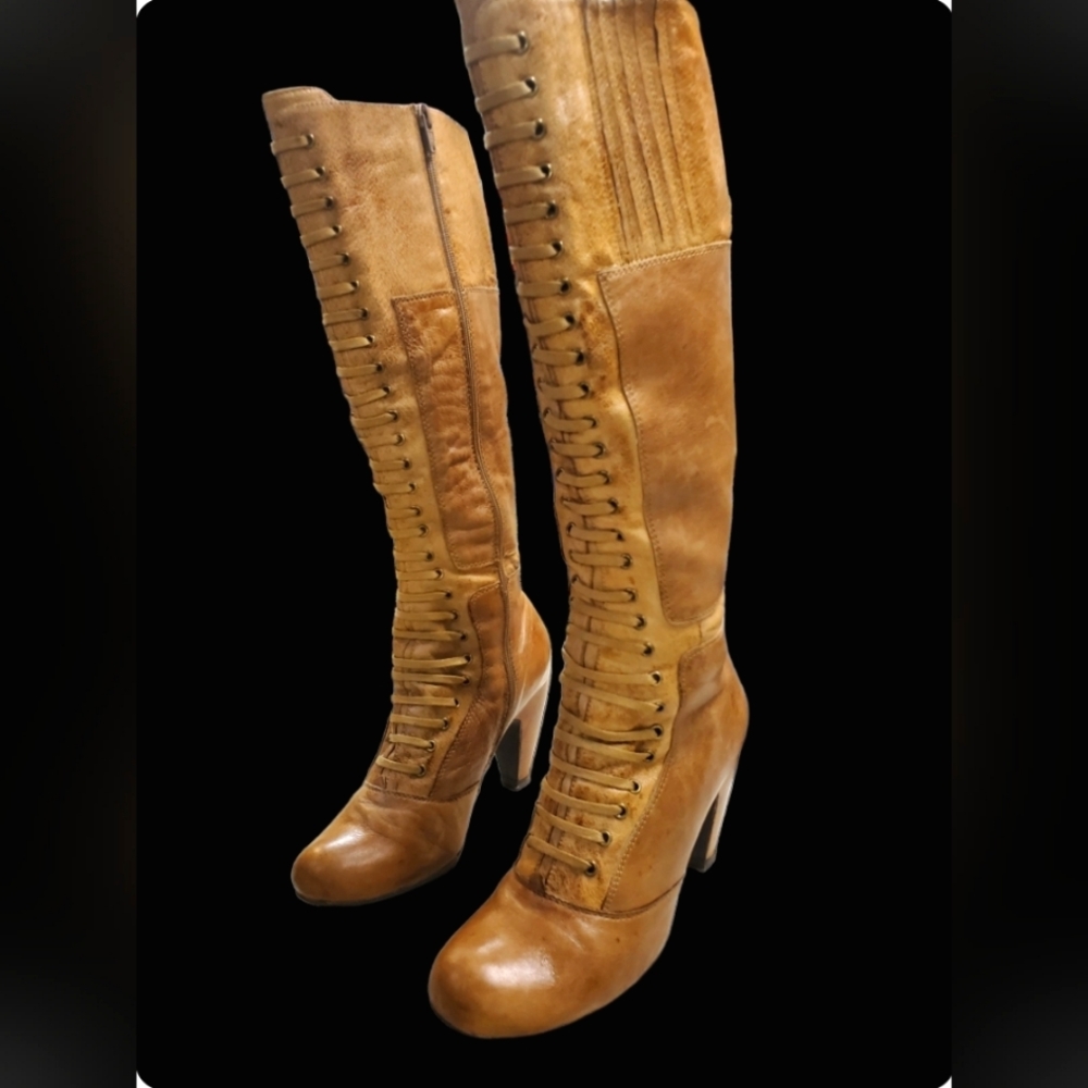 Miz Mooz Solis, leather knee high boot, 8.5
